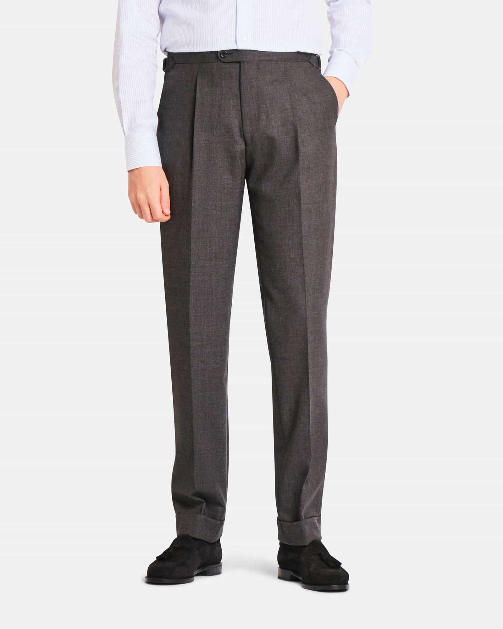 Mod 2 Cavour Twist Single Pleat Trouser Grey (Matching Jackets)