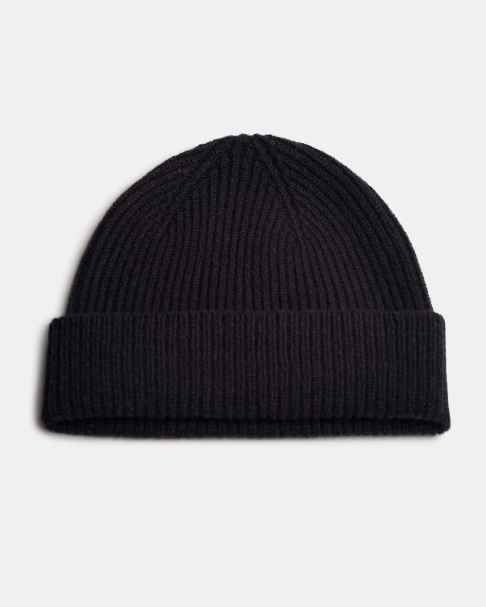 Solid Wool Hat Navy
