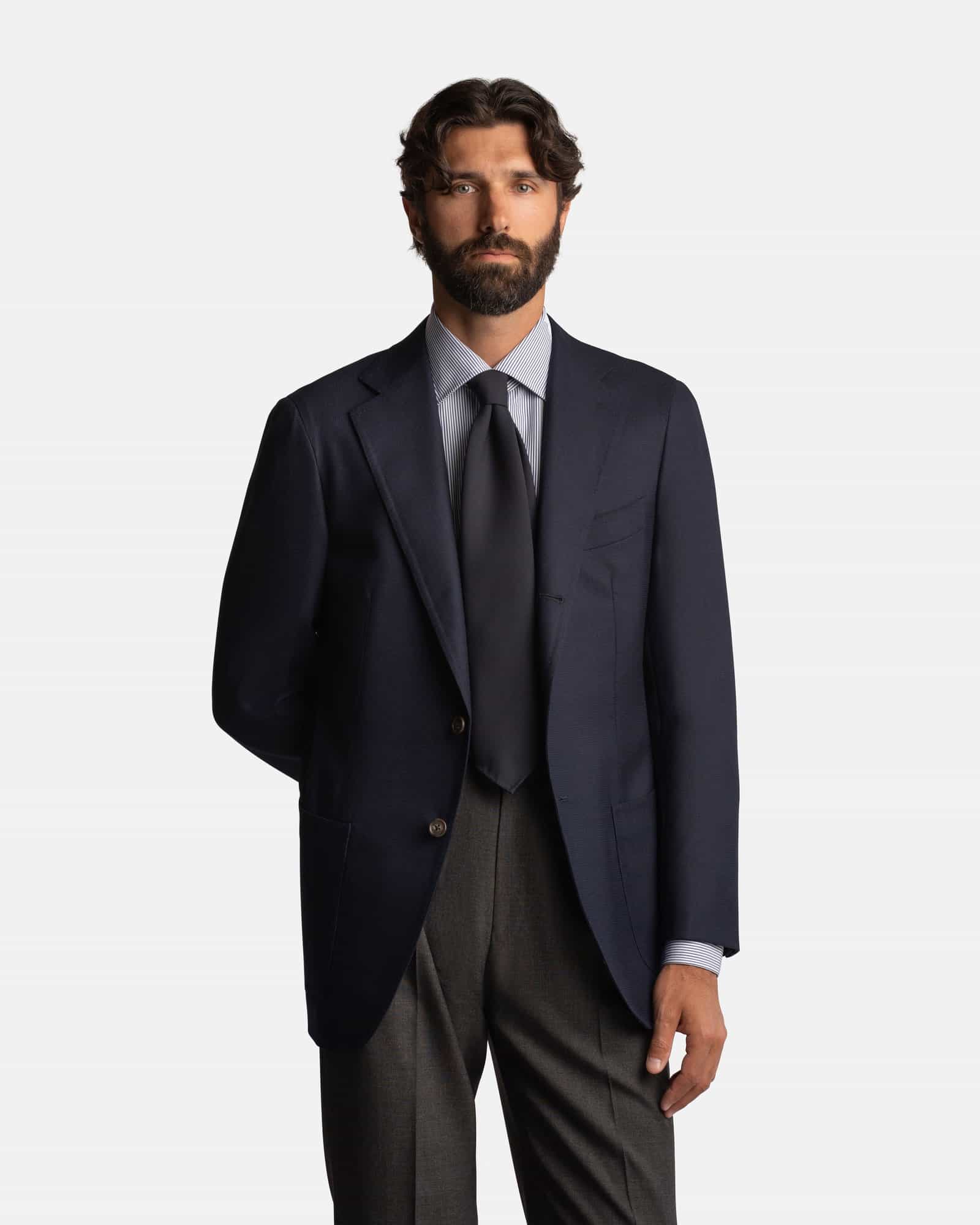 Mod 2 Hopsack Jacket Navy