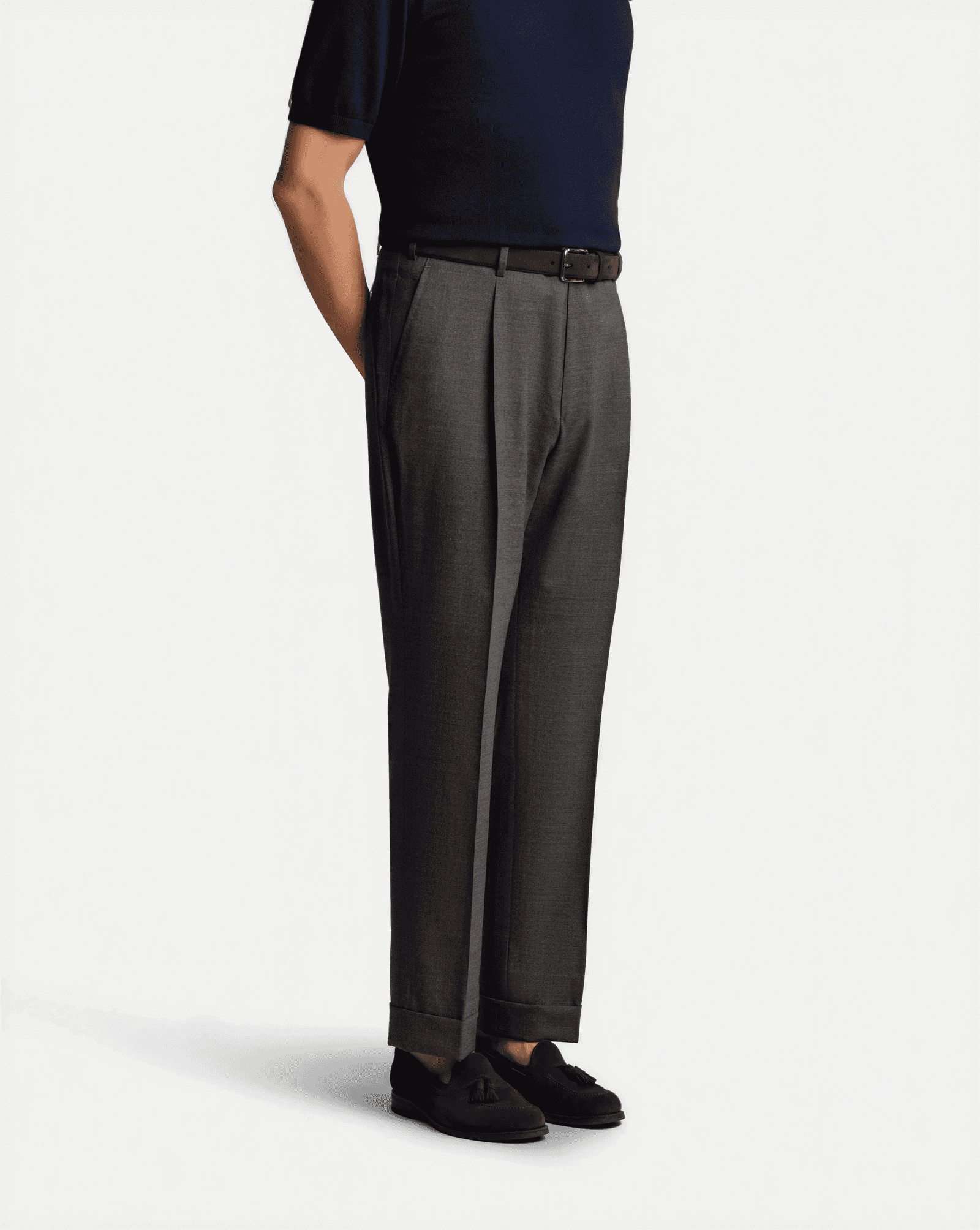 Mod 2 Regular Hightwist trouser Grey