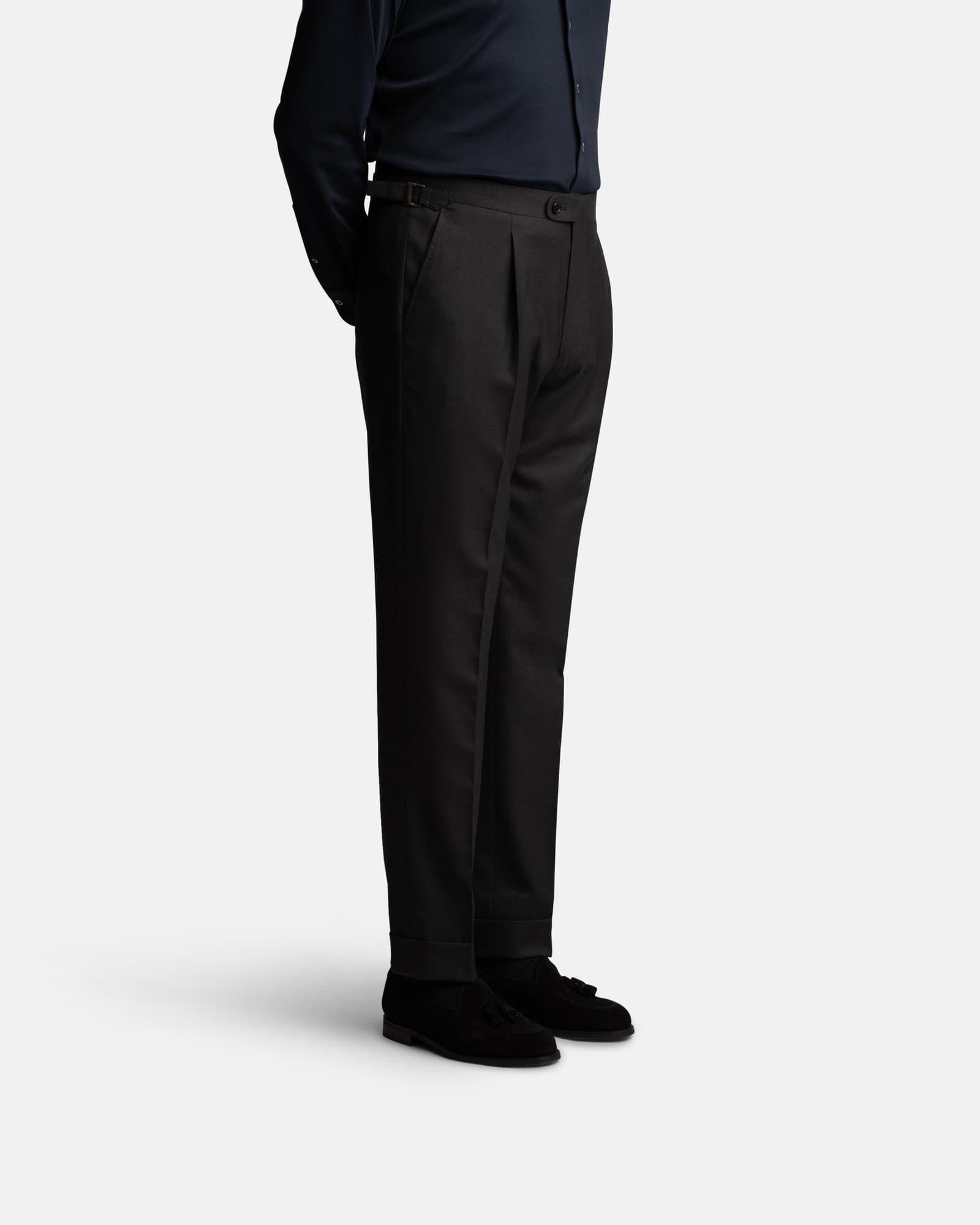 Mod 2 Cavour Twill Single Pleat Trouser Grey (matching jacket)