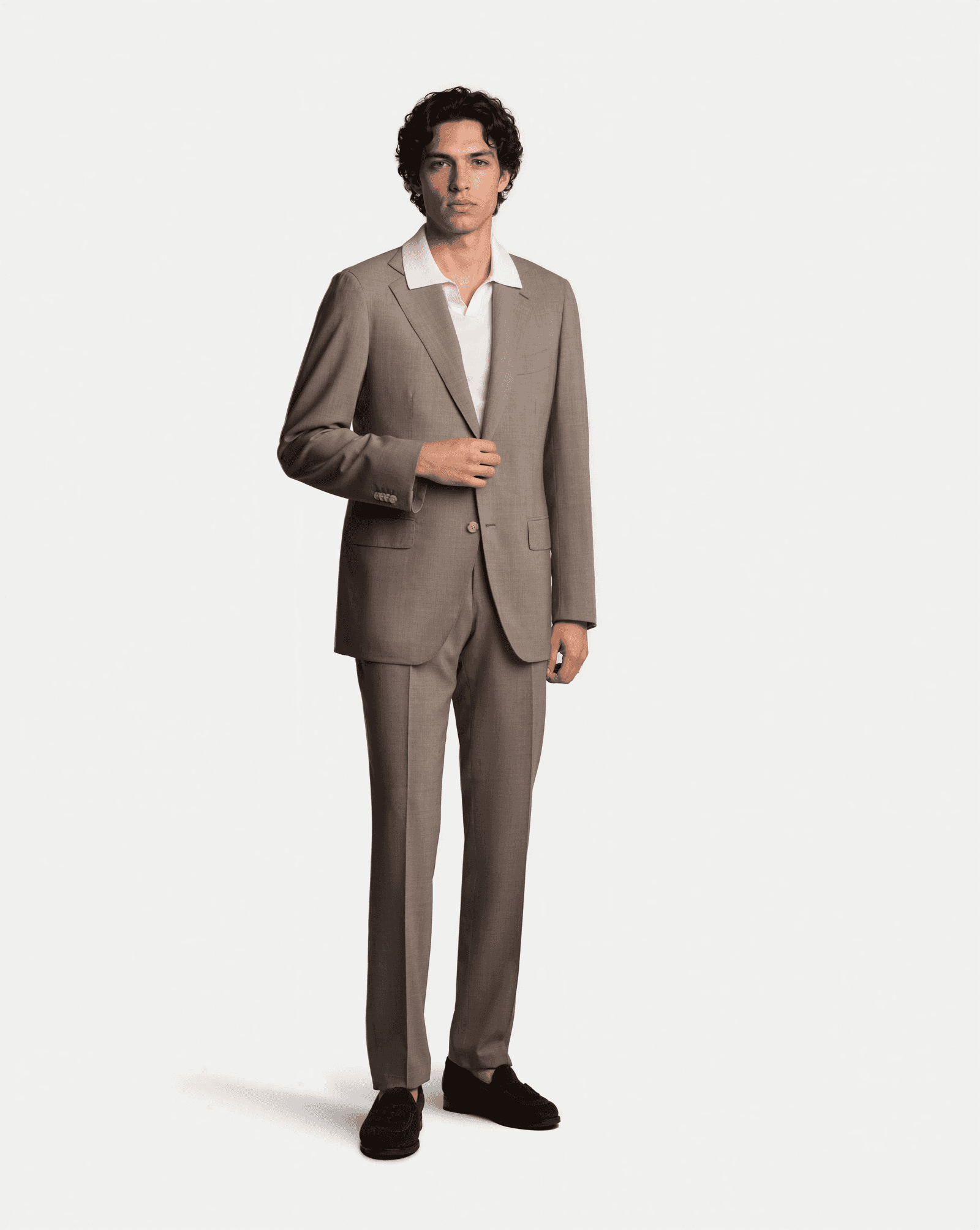 Mod 2 Summer Hightwist Suit Beige