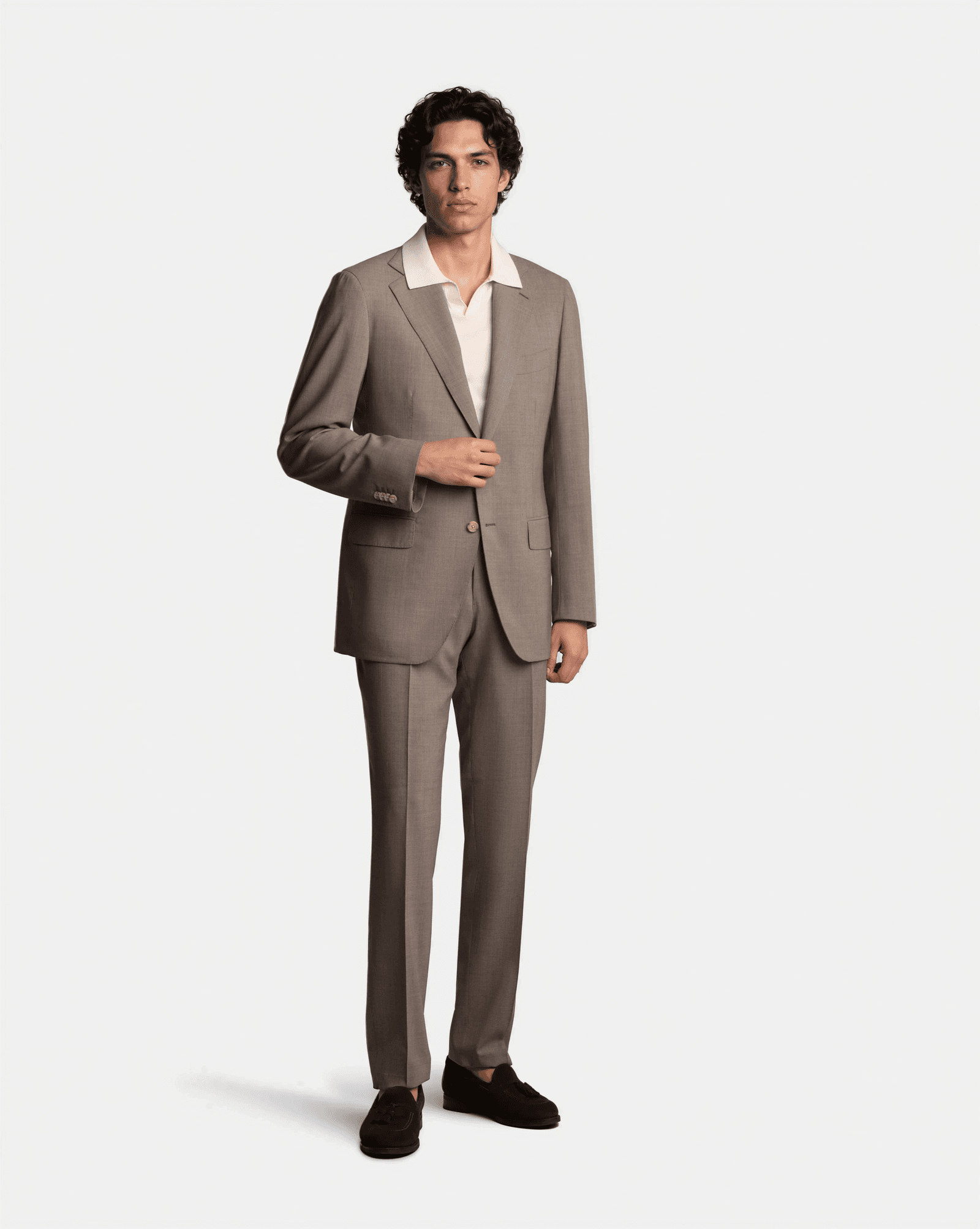 Mod 2 Summer Hightwist Suit Beige