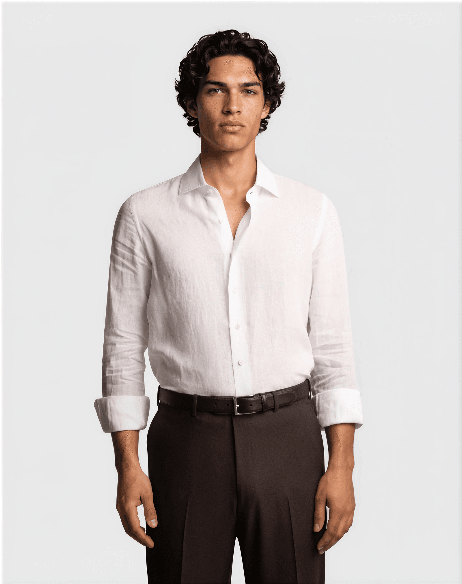 Summer Linen Shirt White