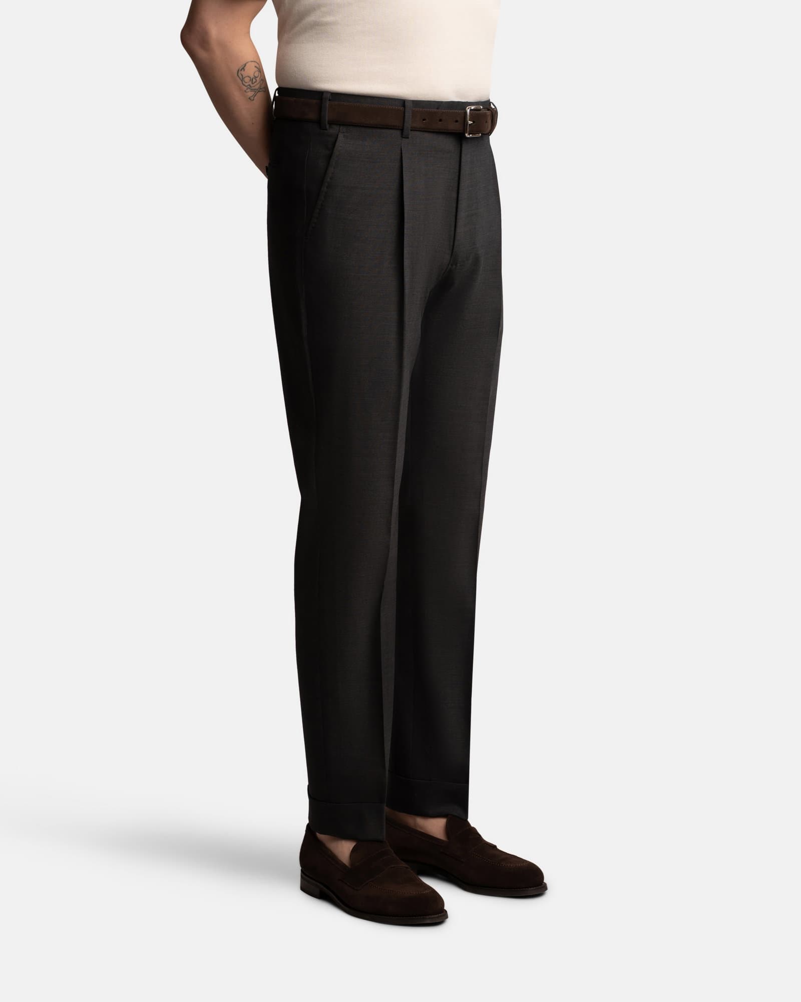 Mod 2 Hightwist Trouser Dark Grey