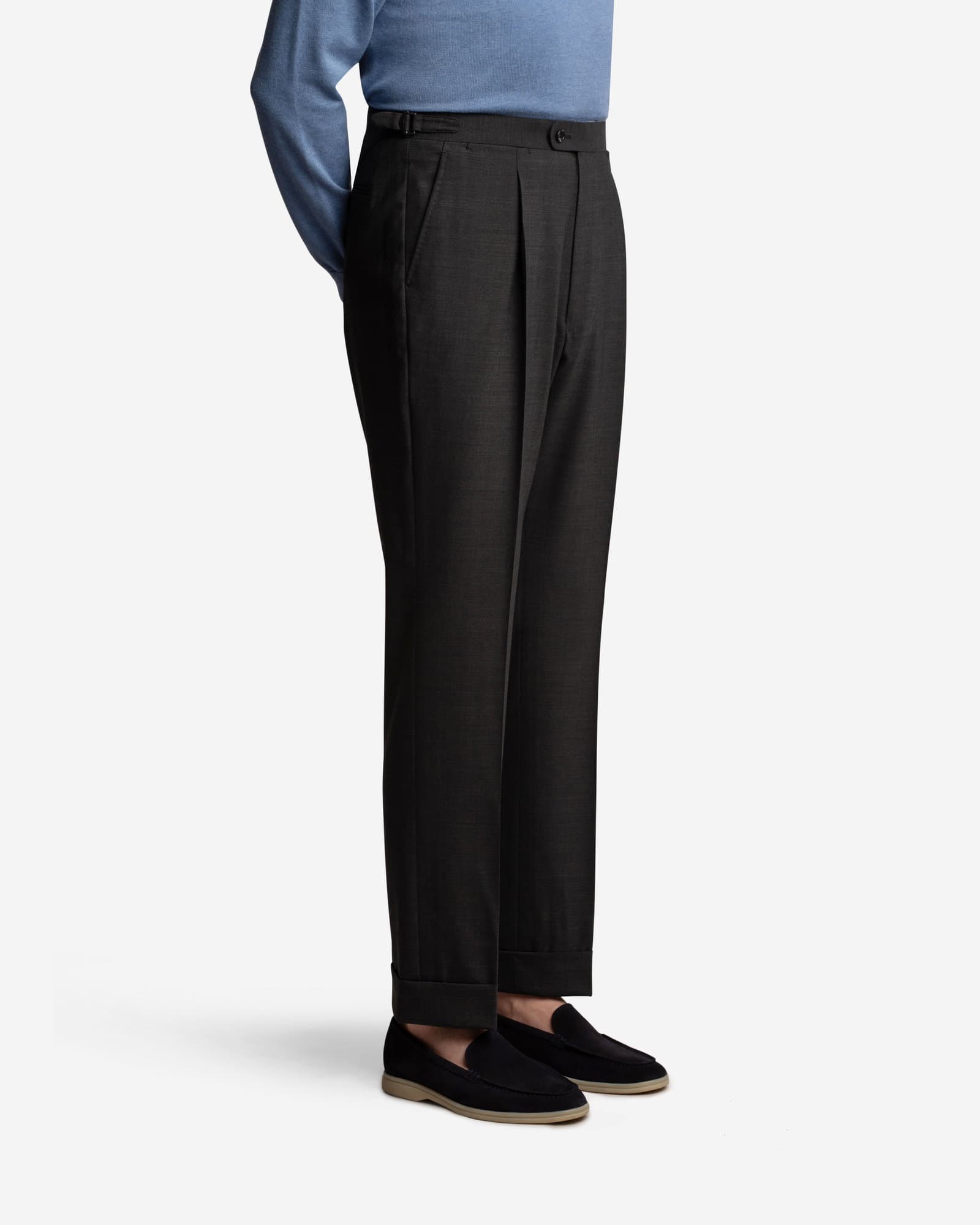 Mod 3 Hightwist Trouser Dark Grey