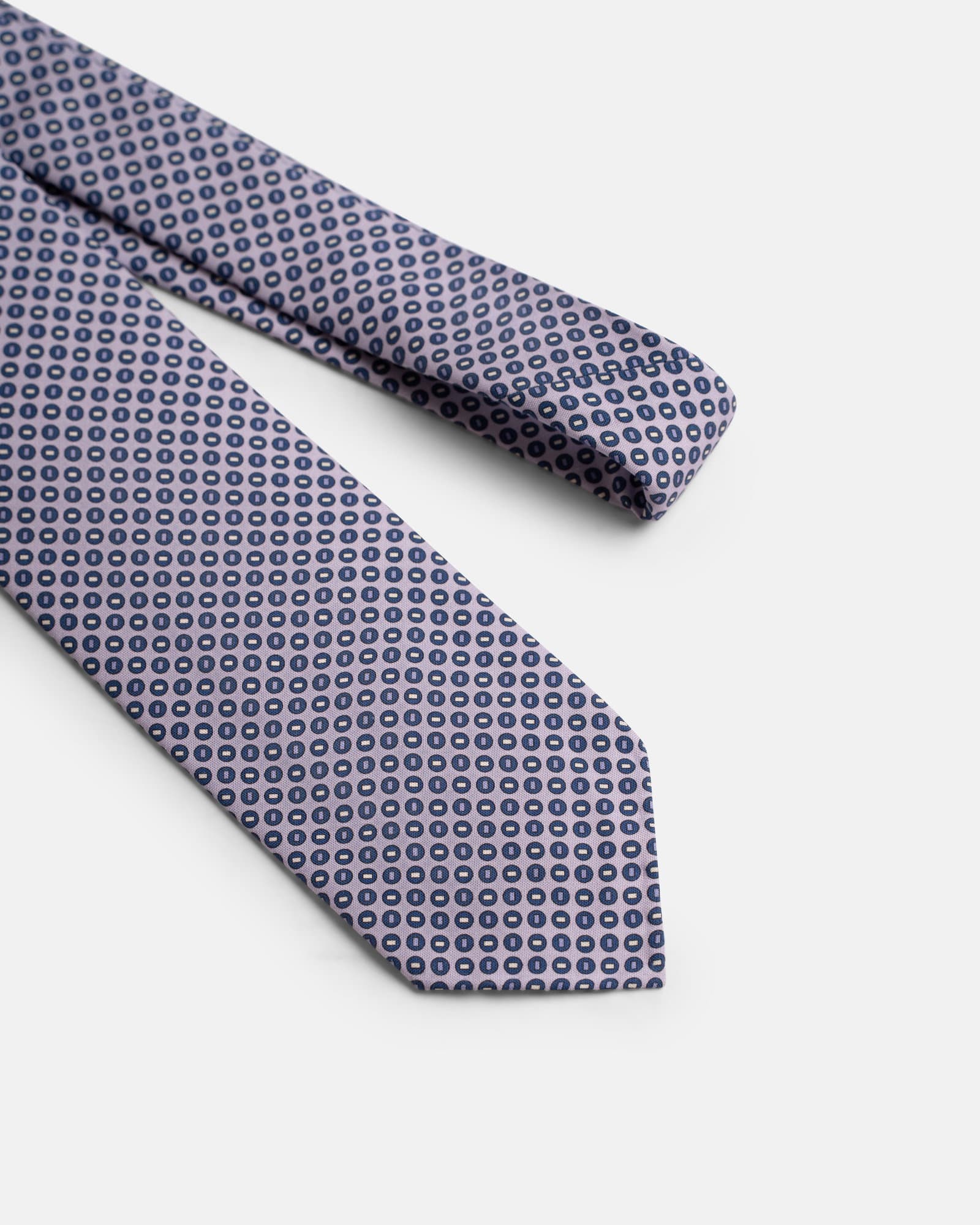 Circle Print Purple