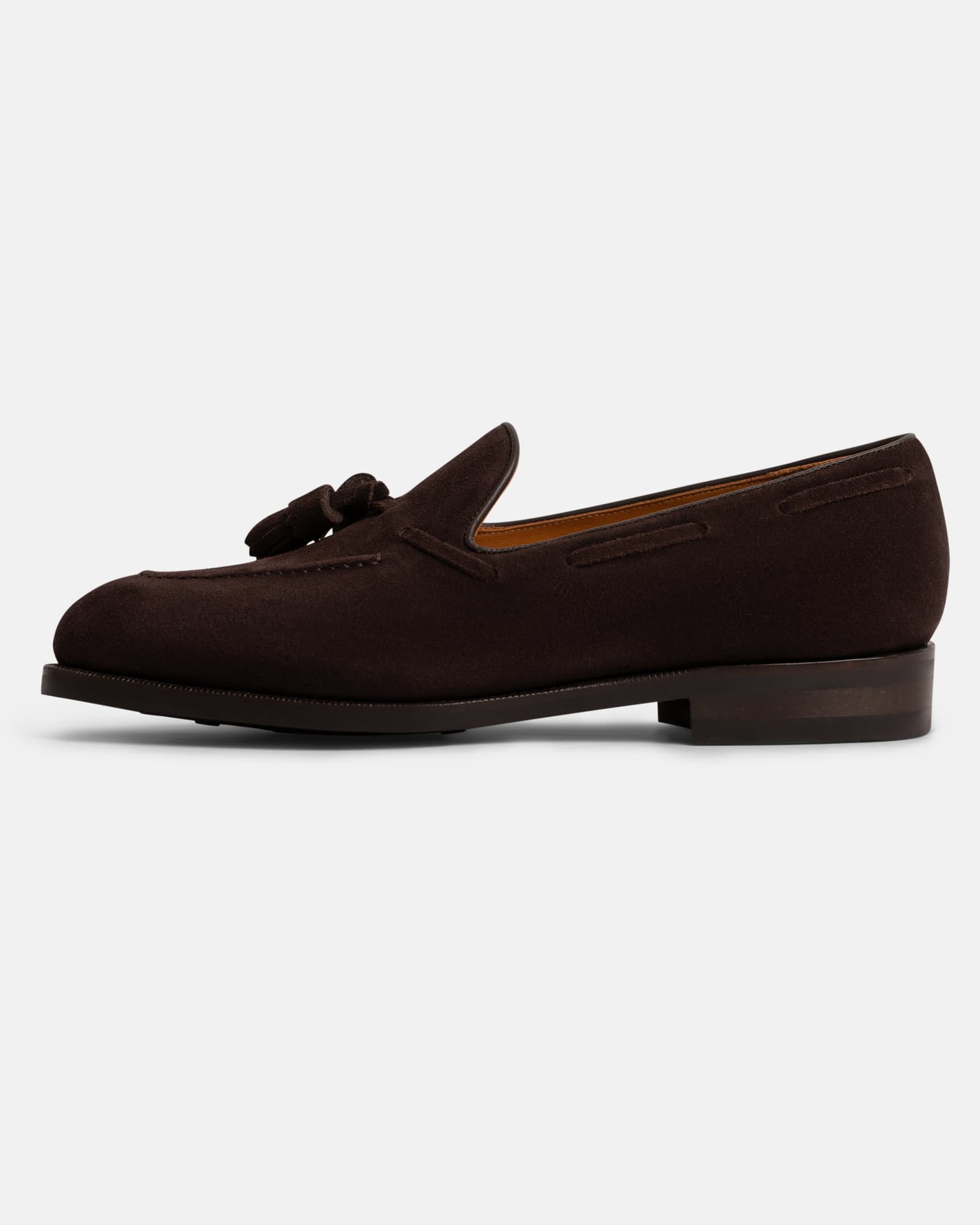 Tassel Loafer Suede Brown
