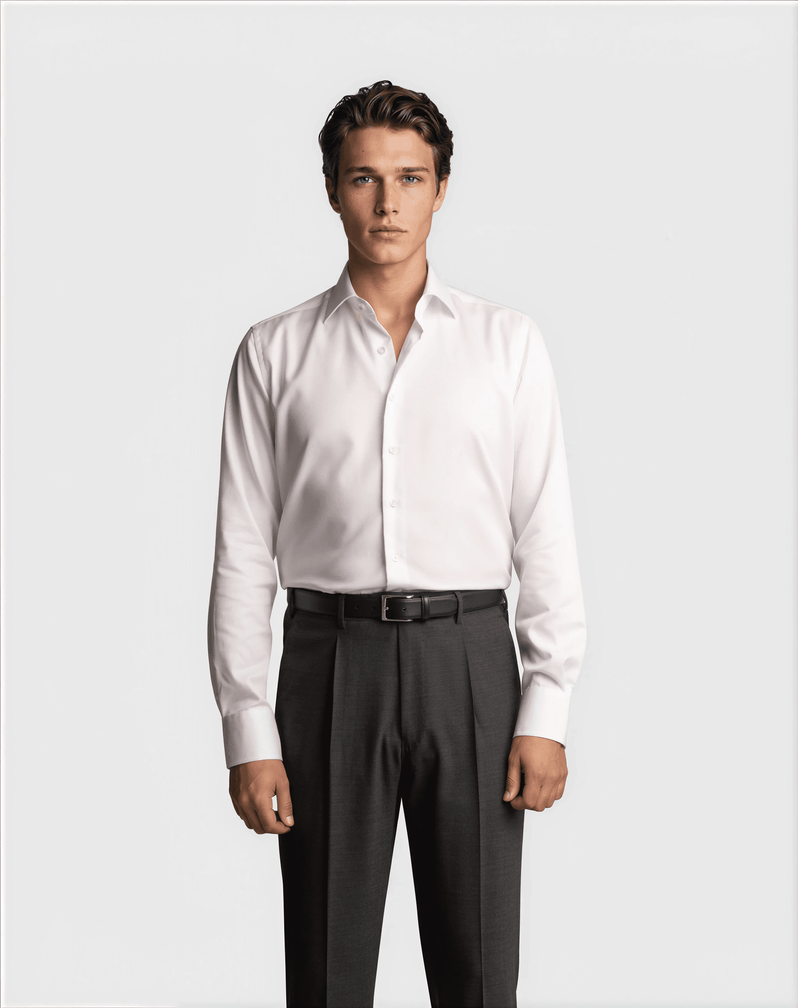 Cavour Twill Shirt White