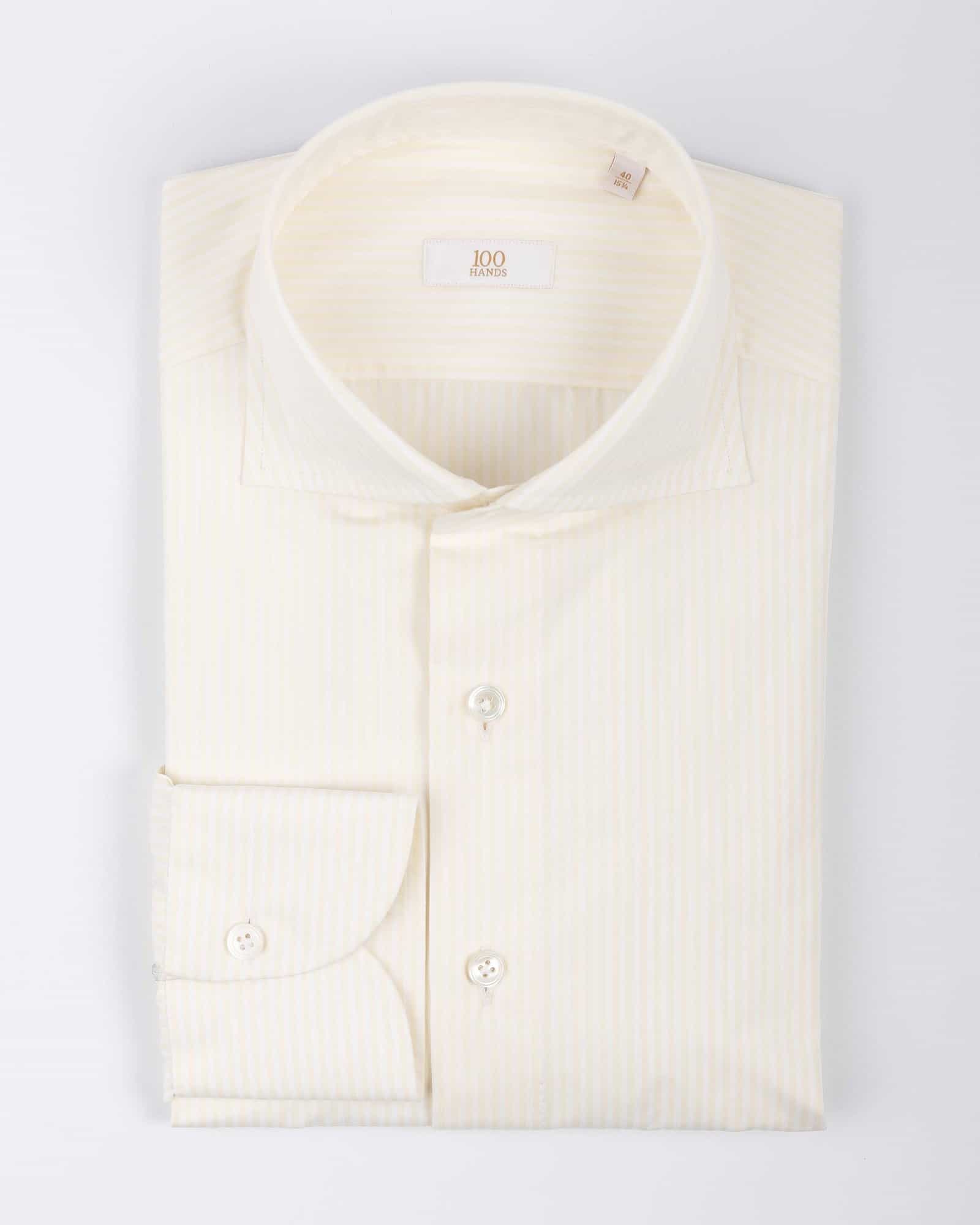 Gold Line Poplin Stripe Yellow