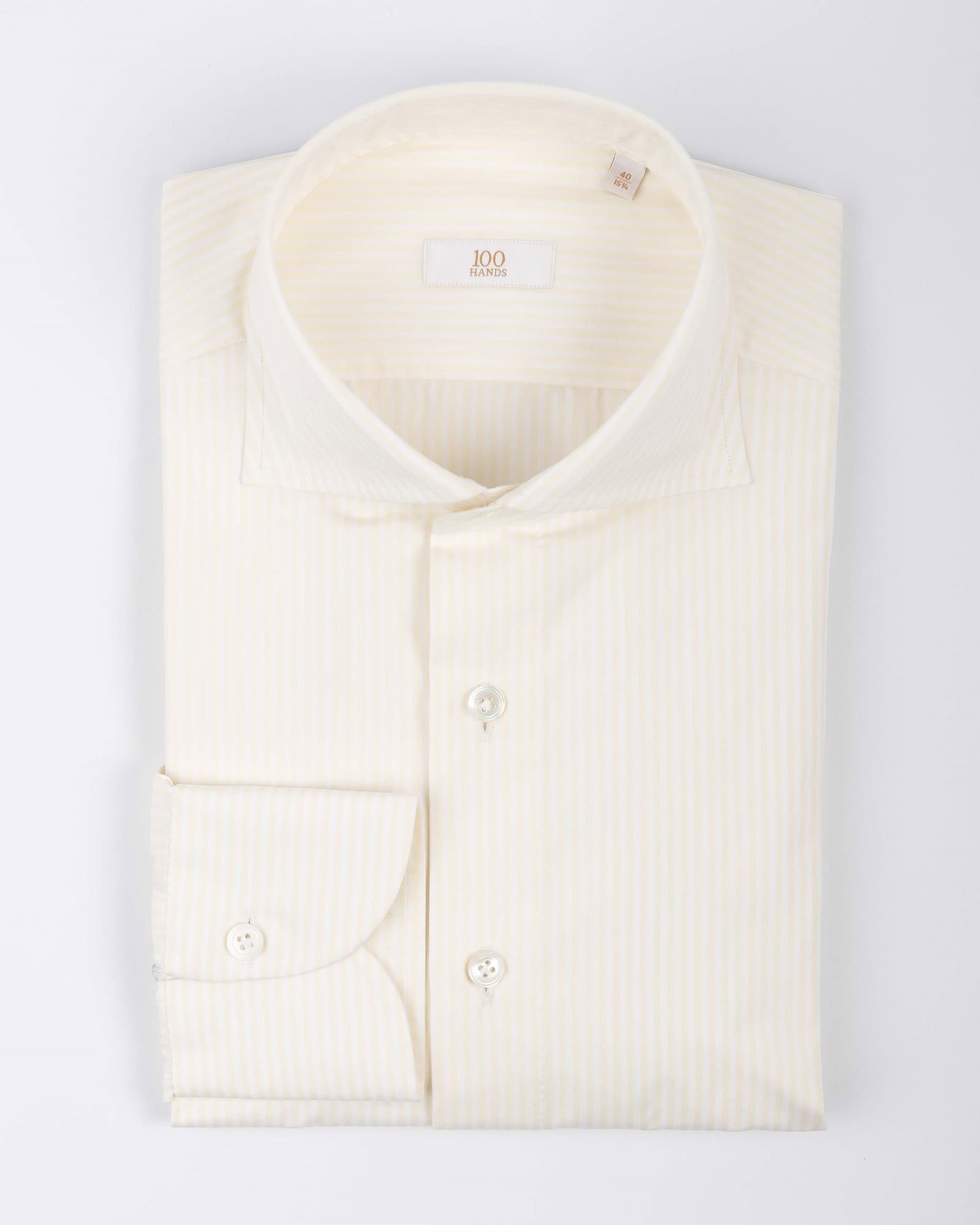 Gold Line Poplin Stripe Yellow