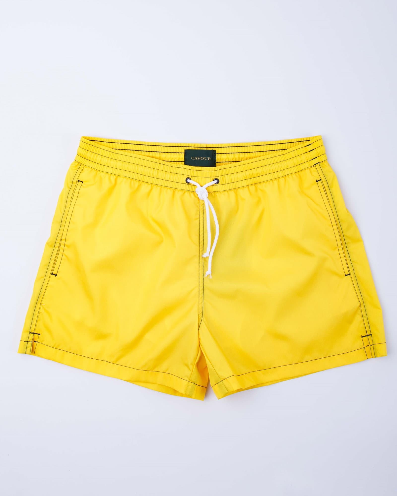 Plain Swimming Trunk Yellow